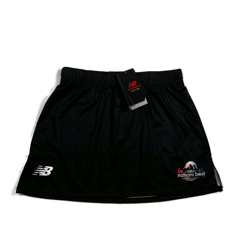 New Balance Womens Custom Lacrosse Club Kilt Black XS New Nations Best Skirt‎
